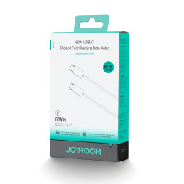 Joyroom Ben Series S-A45 USB-C / USB-C laidas 60W 1 m - baltas
