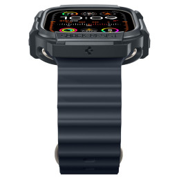 Spigen Rugged Armor dėklas, skirtas Apple Watch Ultra 1/ 2 (49 mm) - tamsiai pilkas