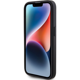 Guess 4G Stripe Collection dėklas iPhone 15 Pro - pilkas