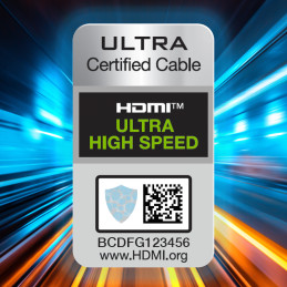 Wozinsky HDMI 2.1 kabelis 8K 60 Hz 48 Gbps / 4K 120 Hz / 2K 144 Hz 3 m sidabras (WHDMI-30)