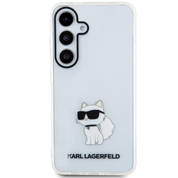 Karl Lagerfeld IML Choupette dėklas Samsung Galaxy S24 - skaidrus