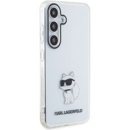 Karl Lagerfeld IML Choupette dėklas Samsung Galaxy S24 - skaidrus
