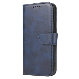 Magnet Case elegantiškas dėklas su atvartu ir stovo funkcija, skirta Samsung Galaxy A02s EU blue