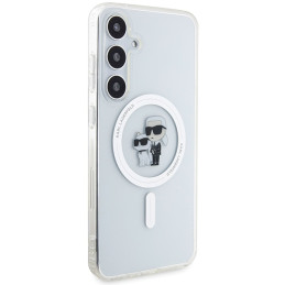 Karl Lagerfeld IML Karl&Choupette MagSafe dėklas Samsung Galaxy S24 - skaidrus