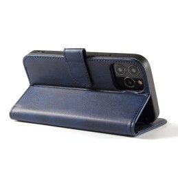 Magnet Case elegantiškas dėklas su atvartu ir stovo funkcija, skirta Samsung Galaxy A02s EU blue
