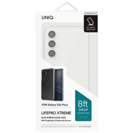 UNIQ LifePro Xtreme dėklas, skirtas Samsung Galaxy S24+ - skaidrus