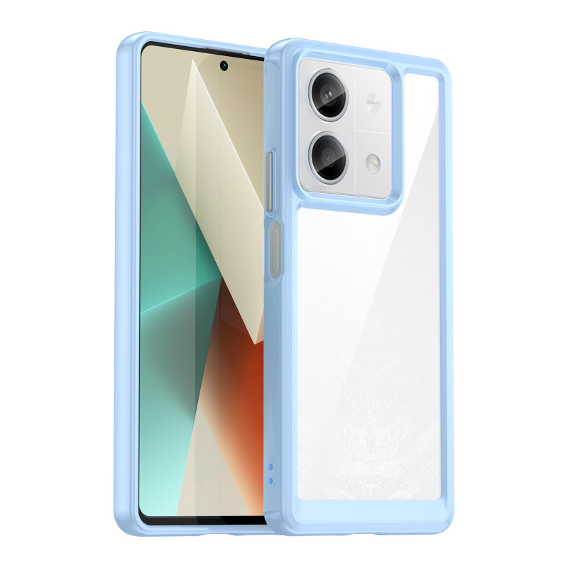 Outer Space Dėklas su gelio rėmeliu, skirtas Xiaomi Redmi Note 13 5G - mėlynas