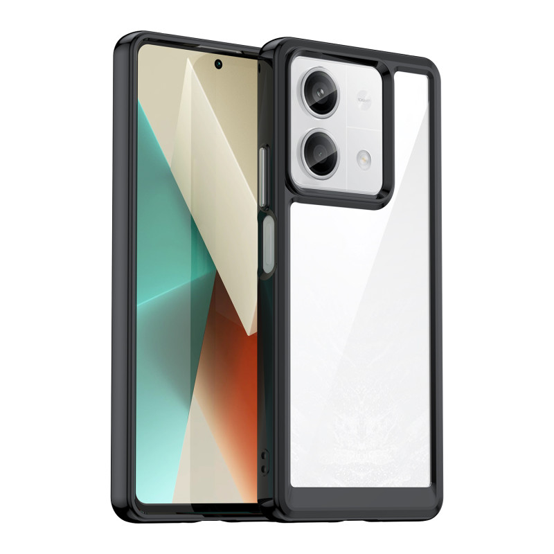Outer Space Dėklas su gelio rėmeliu, skirtas Xiaomi Redmi Note 13 5G - juodas