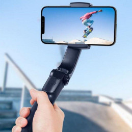 Spigen S610W Bluetooth gimbal su asmenukių lazdele - juoda