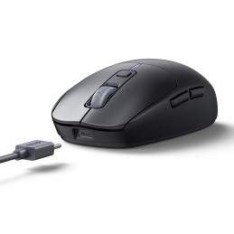 Ugreen MU103 Bluetooth 5.0 kompiuterio pelė / 2,4 GHz USB imtuvas - juoda