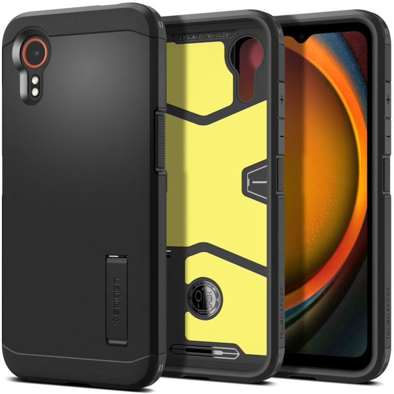 Spigen Tough Armor dėklas, skirtas Samsung Galaxy XCover 7 - juodas
