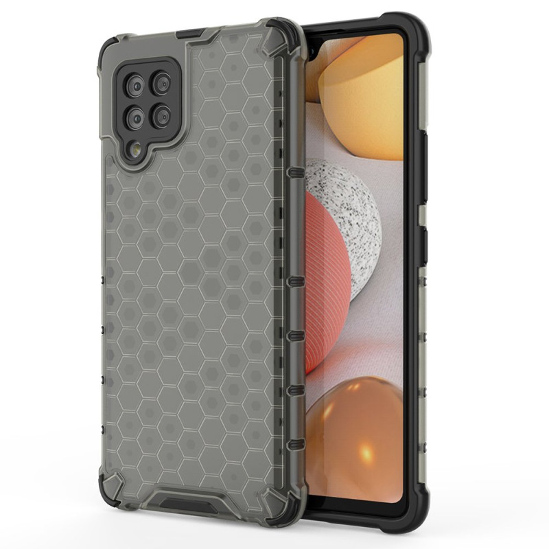 Korinis šarvuotas dėklas su gelio rėmeliu, skirtas Samsung Galaxy A42 5G juodas