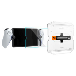 Spigen Glas.tR EZ Tinka grūdintas stiklas, skirtas Sony Playstation portalui