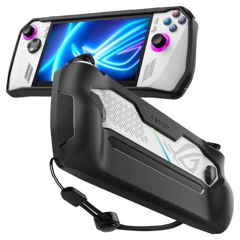 Spigen Rugged Armor dėklas, skirtas Asus ROG Ally - matinė juoda