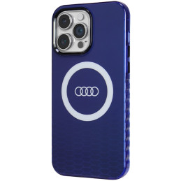 Audi IML Big Logo MagSafe dėklas iPhone 14 Pro Max - mėlynas