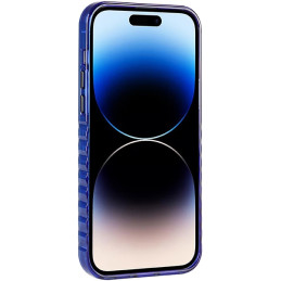Audi IML Big Logo MagSafe dėklas iPhone 14 Pro Max - mėlynas