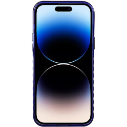 Audi IML Big Logo MagSafe dėklas iPhone 14 Pro Max - mėlynas