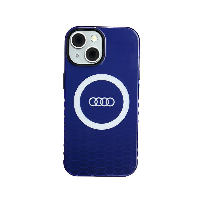 Audi IML Big Logo MagSafe dėklas iPhone 15 / 14 / 13 - mėlynas