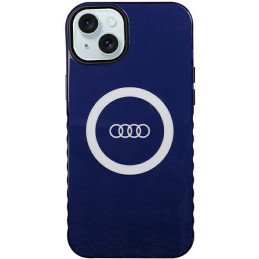 Audi IML Big Logo MagSafe dėklas iPhone 15 Plus / 14 Plus - mėlynas