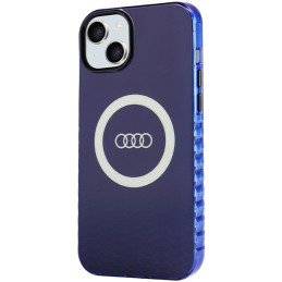 Audi IML Big Logo MagSafe dėklas iPhone 15 Plus / 14 Plus - mėlynas