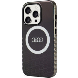 Audi IML Big Logo MagSafe dėklas iPhone 15 Pro - juodas
