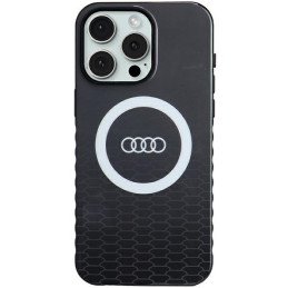 Audi IML Big Logo MagSafe dėklas iPhone 15 Pro Max - juodas