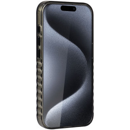 Audi IML Big Logo MagSafe dėklas iPhone 15 Pro Max - juodas