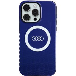 Audi IML Big Logo MagSafe dėklas iPhone 15 Pro Max - mėlynas