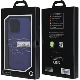 Audi IML MagSafe dėklas iPhone 13 Pro / 13 - mėlynas
