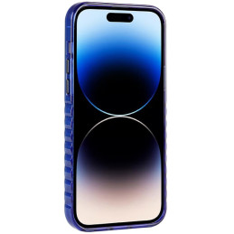 Audi IML MagSafe dėklas iPhone 14 Pro Max - mėlynas