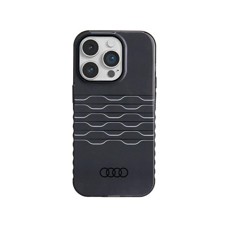 Audi IML MagSafe dėklas iPhone 14 Pro - juodas