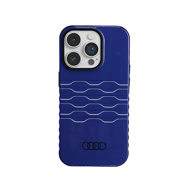 Audi IML MagSafe dėklas iPhone 14 Pro - mėlynas