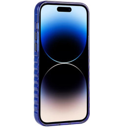 Audi IML MagSafe dėklas iPhone 14 Pro - mėlynas