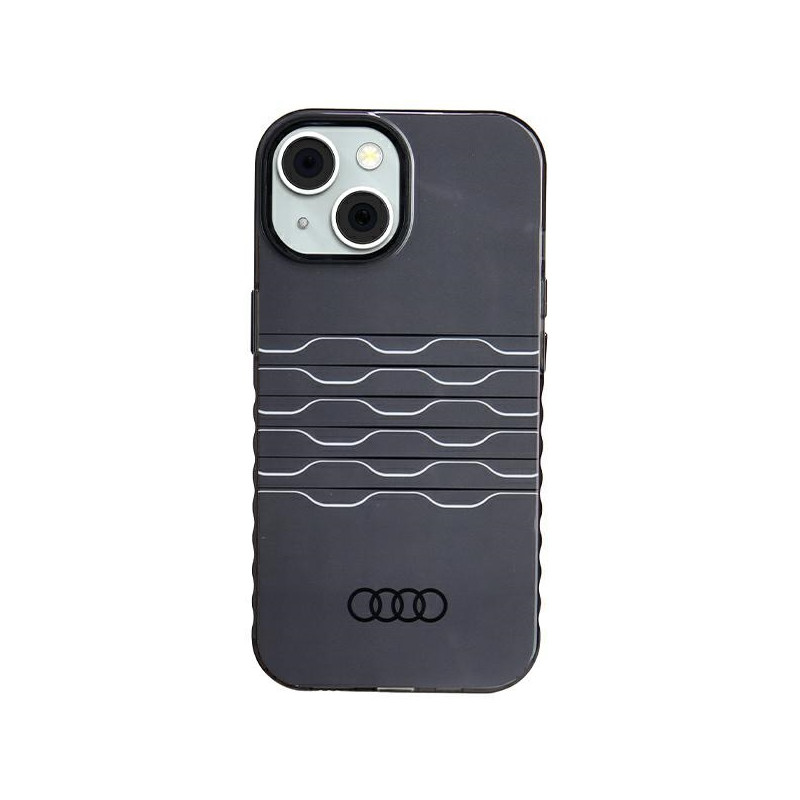 Audi IML MagSafe dėklas iPhone 15 / 14 / 13 - juodas