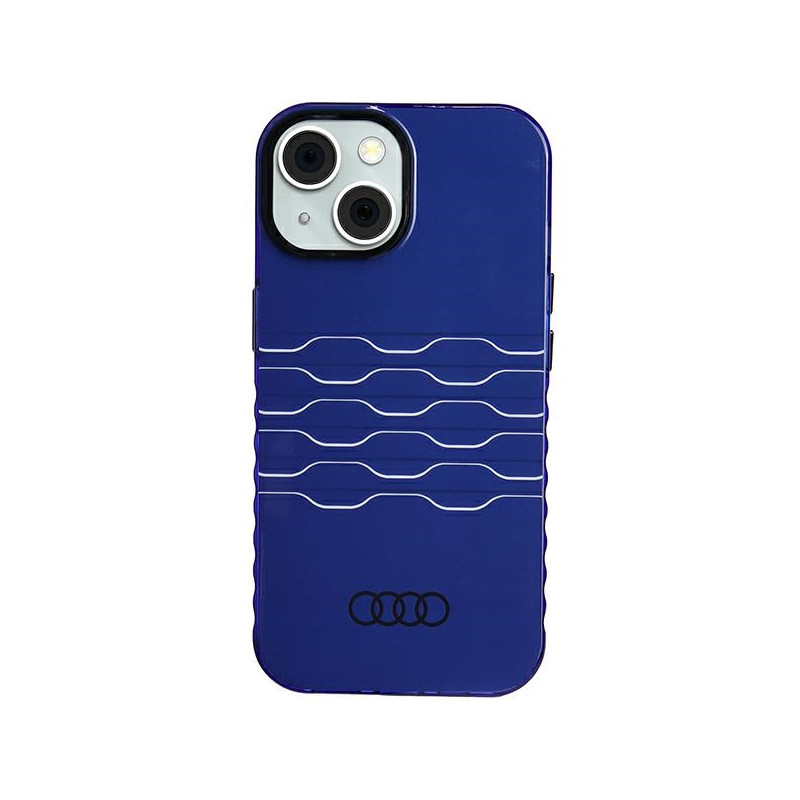 Audi IML MagSafe dėklas iPhone 15 / 14 / 13 - mėlynas