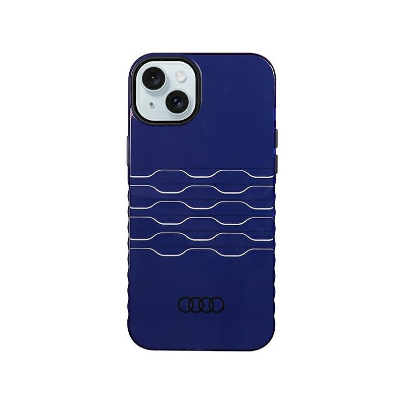 Audi IML MagSafe dėklas iPhone 15 Plus / 14 Plus - mėlynas