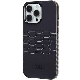 Audi IML MagSafe dėklas iPhone 15 Pro Max - juodas