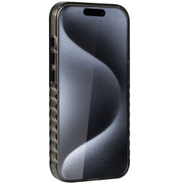 Audi IML MagSafe dėklas iPhone 15 Pro - juodas