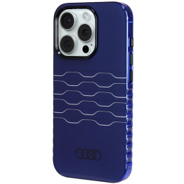 Audi IML MagSafe dėklas iPhone 15 Pro - mėlynas