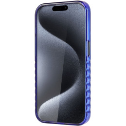 Audi IML MagSafe dėklas iPhone 15 Pro - mėlynas