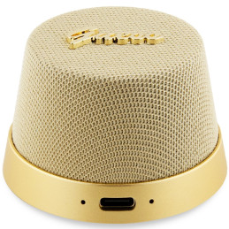 Guess Magnetic Script Metalinė Bluetooth kolonėlė – auksinė