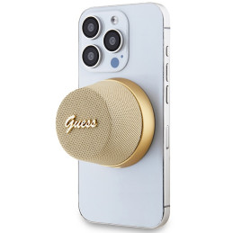 Guess Magnetic Script Metalinė Bluetooth kolonėlė – auksinė