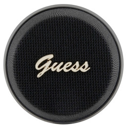 Guess Magnetic Script Metalinė Bluetooth kolonėlė – juoda