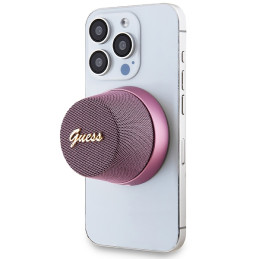 Guess Magnetic Script Metalinė Bluetooth kolonėlė – rožinė