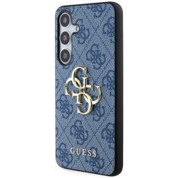 Guess 4G Big Metal Logo dėklas, skirtas Samsung Galaxy S24+ - mėlynas