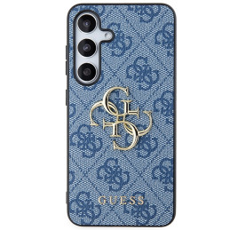 Guess 4G Big Metal Logo dėklas, skirtas Samsung Galaxy S24+ - mėlynas