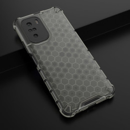 Korinis šarvuotas dėklas su gelio rėmu Xiaomi Redmi K40 Pro+ / K40 Pro / K40 / Poco F3 juodas