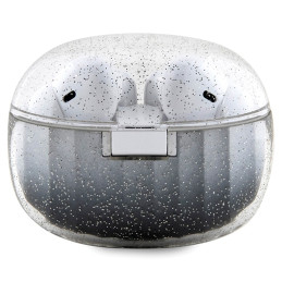 Guess Glitter Gradient TWS Bluetooth ausinės su prijungimo stotele - juodos