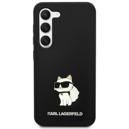 Karl Lagerfeld Silicone Choupette dėklas Samsung Galaxy S24 - juodas