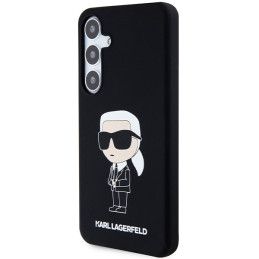 Karl Lagerfeld Silicone Ikonik dėklas Samsung Galaxy S24 - juodas